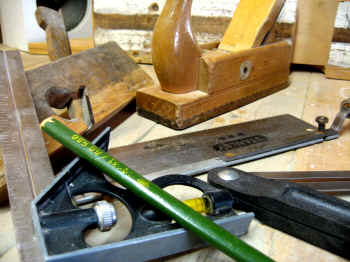 Woodworking and carpentry tools still life by Texas Timber Wolf.